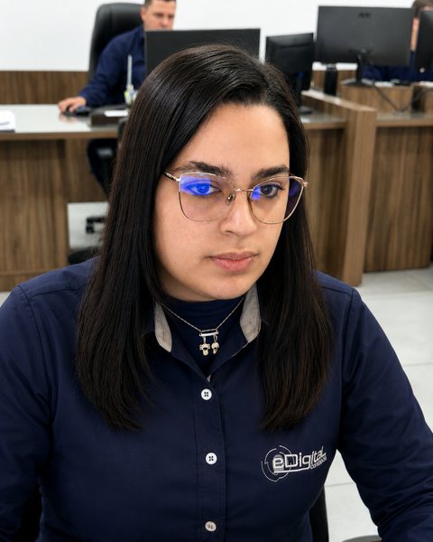 Gabriela, da escrita fiscal da eDigital Contabilidade